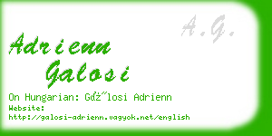 adrienn galosi business card